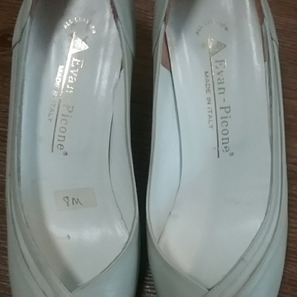 Evan Picone lite gray peep toe heels size 8 - Picture 9 of 15